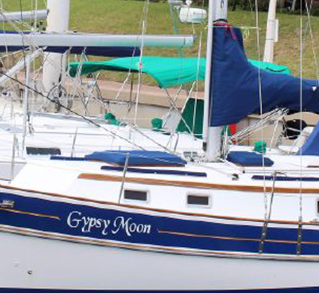 SOLD FALL 2018 – 1988 Gozzard 36 Hull #38 “Gypsy Moon”