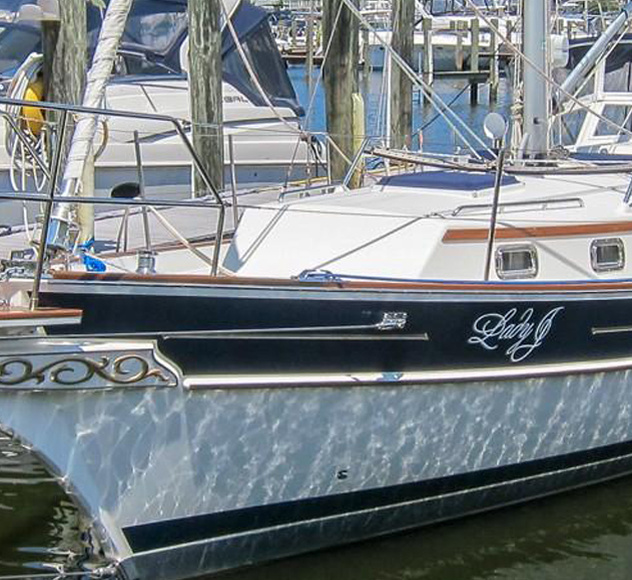 SOLD FALL 2018 – 2004 Gozzard 41B Hull #5 “Lady J”