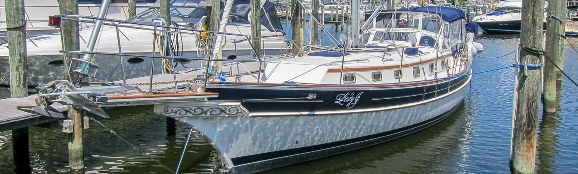 SOLD FALL 2018 – 2004 Gozzard 41B Hull #5 “Lady J”