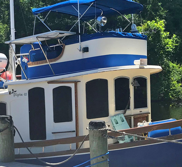 SALE PENDING 1984 Pilgrim 40 Hull #7 – “SALTY DOG”